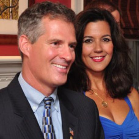 Adrian Cohen at Senator Scott Brown's fundraising campaign